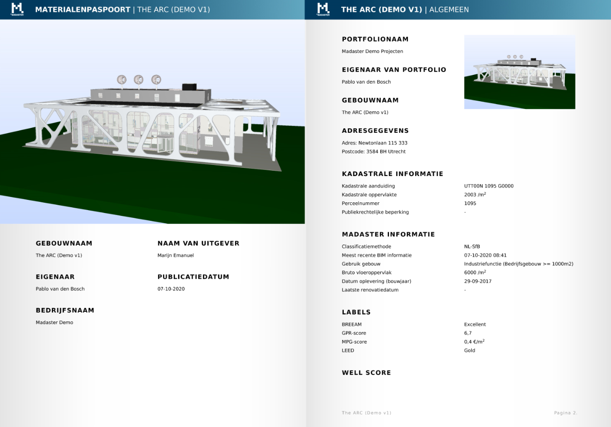 madaster, circulaire materialen